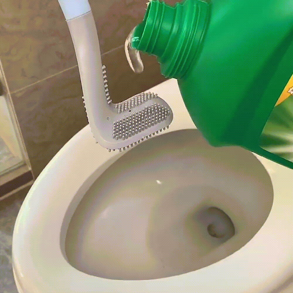 Long-Handled Toilet Brush - Say Goodbye to Stains