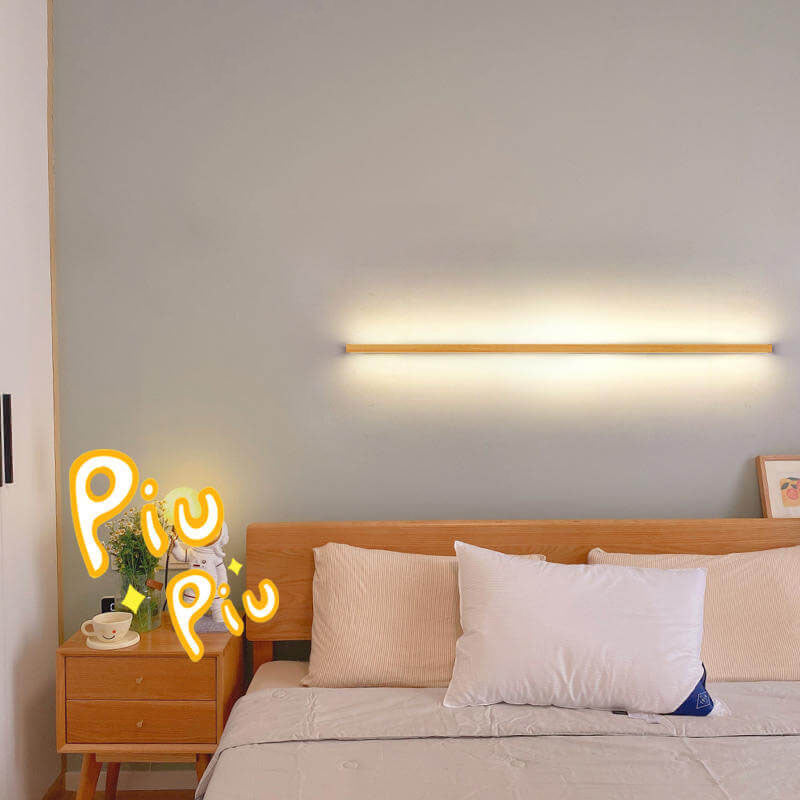 Japanese LED Wall Light | Solid Wood Design | Modern Accent Lighting