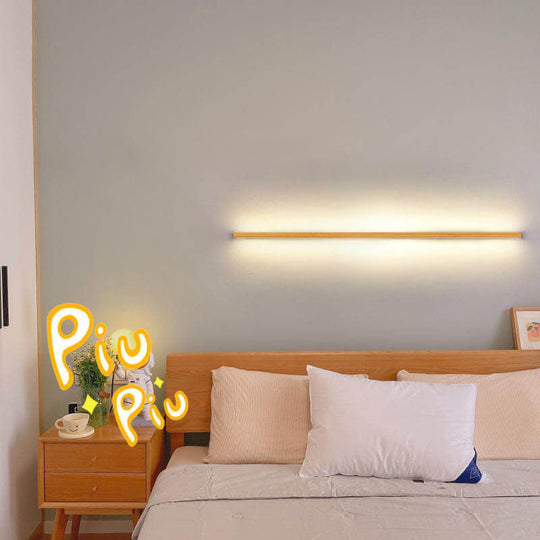 Japanese LED Wall Light | Solid Wood Design | Modern Accent Lighting