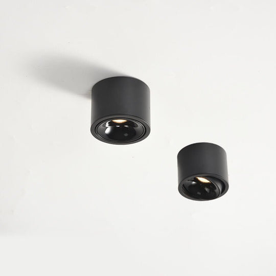 Minimalistic LED Ceiling Light - Adjustable Round Recessed Lamp