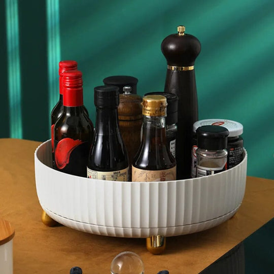 360° Rotating Storage Bowl and Spice Rack