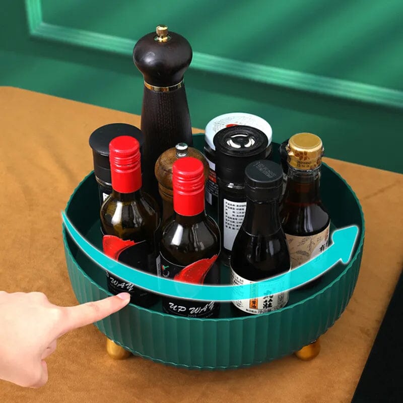 360° Rotating Storage Bowl and Spice Rack