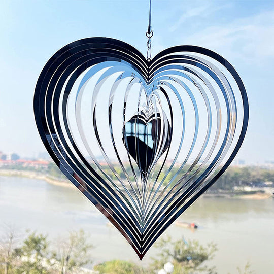 Rotating Wind Bell Crafted from Stainless Steel