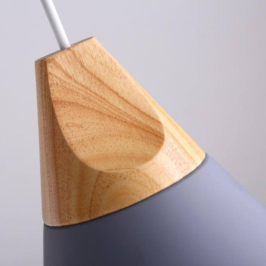 Minimalistic Wooden Pendant Light