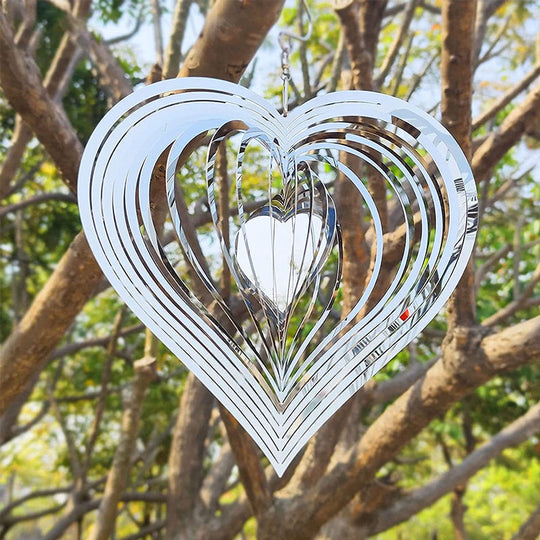 Rotating Wind Bell Crafted from Stainless Steel