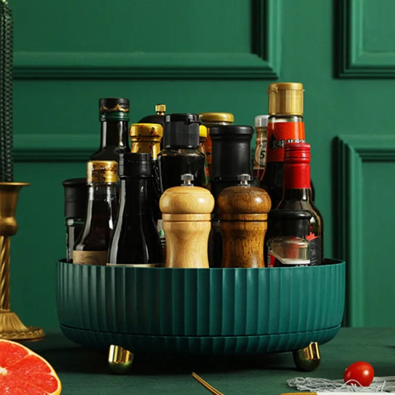 360° Rotating Storage Bowl and Spice Rack