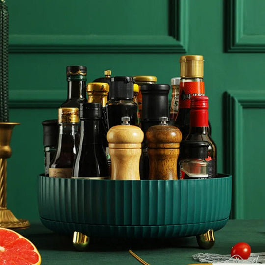 360° Rotating Storage Bowl and Spice Rack