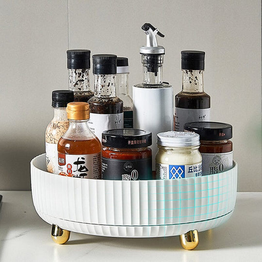 360° Rotating Storage Bowl and Spice Rack