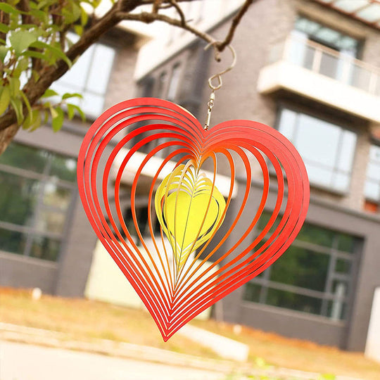 Rotating Wind Bell Crafted from Stainless Steel