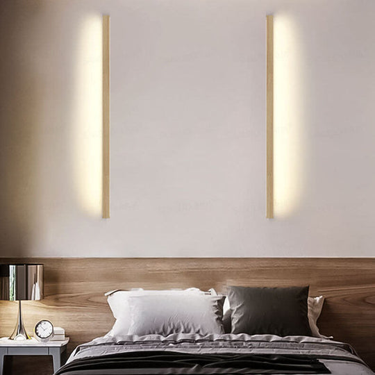 Japanese LED Wall Light | Solid Wood Design | Modern Accent Lighting