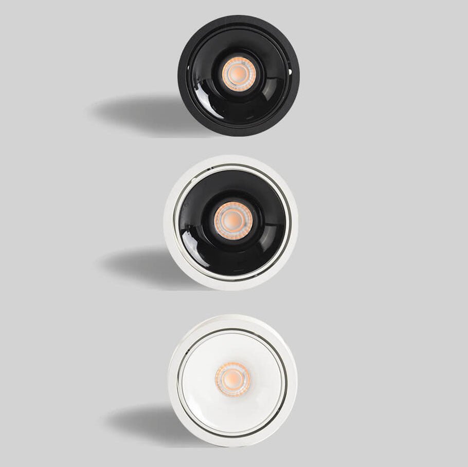 Minimalistic LED Ceiling Light - Adjustable Round Recessed Lamp