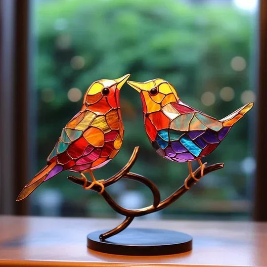 Handcrafted Coloured Table Decor | Artistic Luxury Ornament