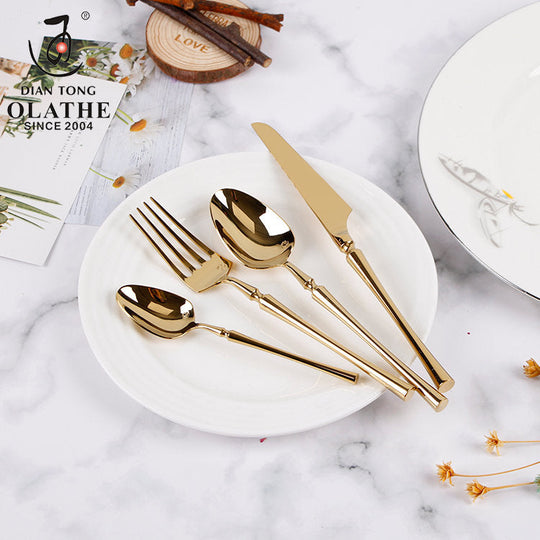 Classic Stainless Steel Set with Elegant Handles