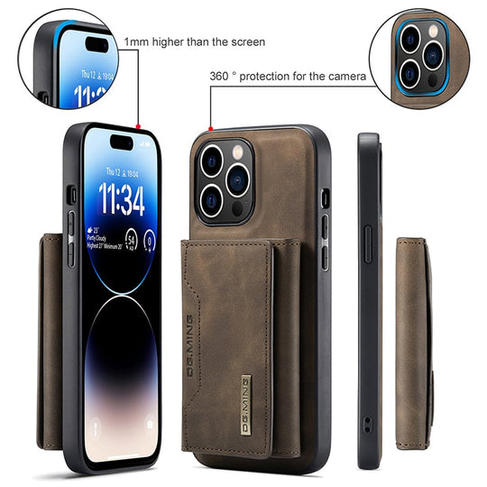 2-in-1 iPhone Case with Detachable Wallet
