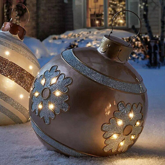 Outdoor Christmas PVC Inflatable Decorated Ball