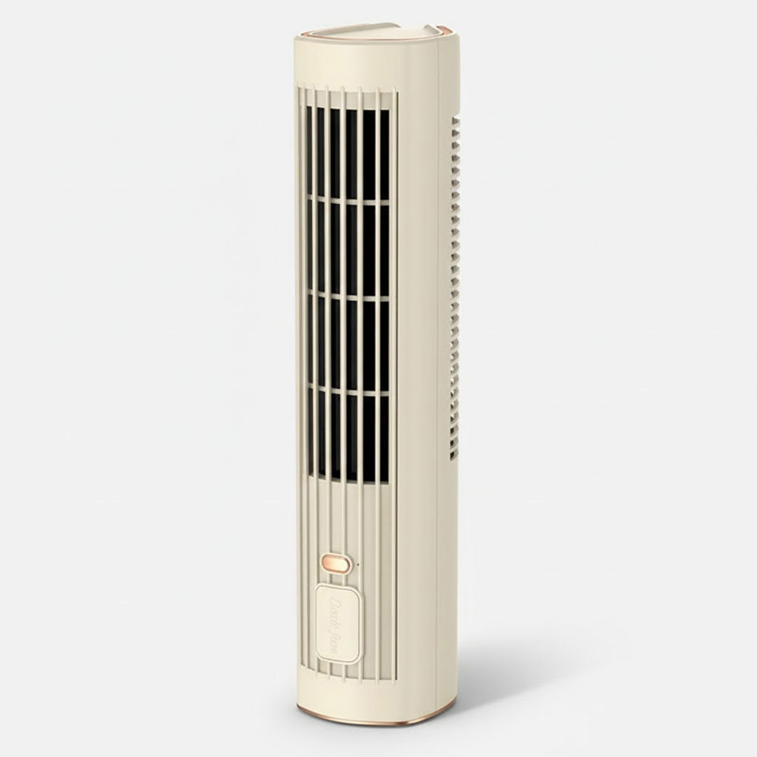 Portable Tower Fan - USB Rechargeable - Bladeless Design