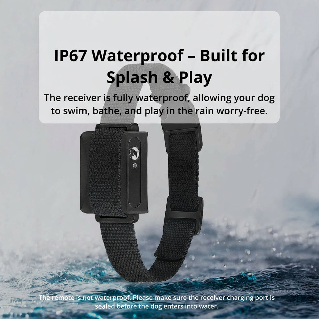 1000m Waterproof Dog Training Collar | Rechargeable, Remote Control & Adjustable for Small, Medium, and Large Dogs