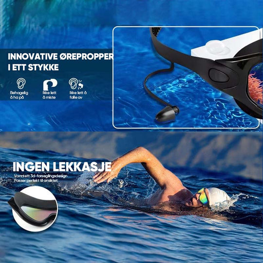 Anti-Fog Swim Goggles with Clear View