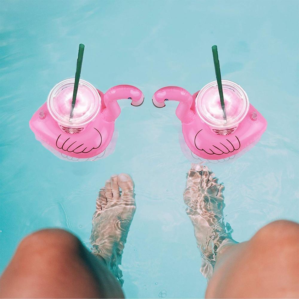 Inflatable Flamingo Pool Swimming Ring