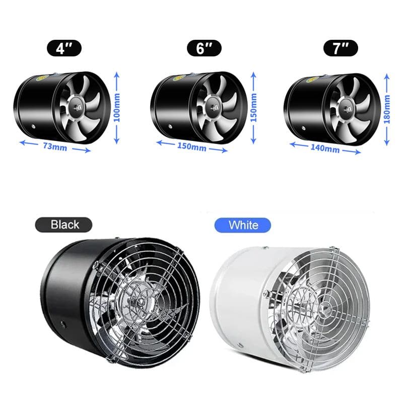 Powerful, Quiet Exhaust Fan – Enhance Air Quality at Home and in the Office