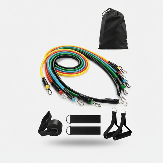 11-Piece Resistance Band Set for Home Workouts
