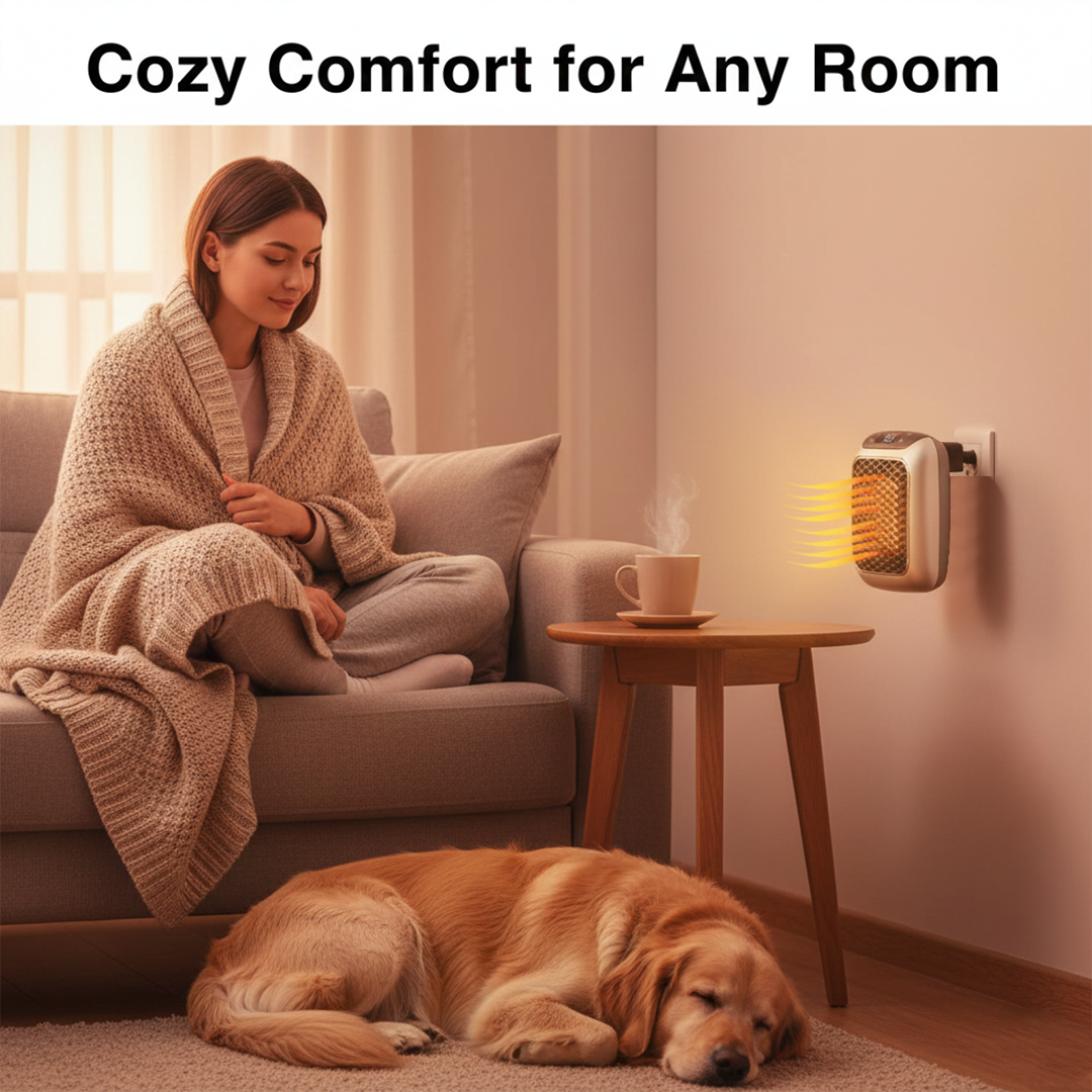 Mini Heater - Portable Electric - Wall Mounted
