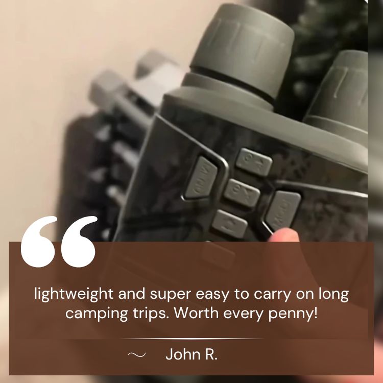 Night Vision Binoculars | 1000ft Infrared, HD Display for Hunting & Surveillance