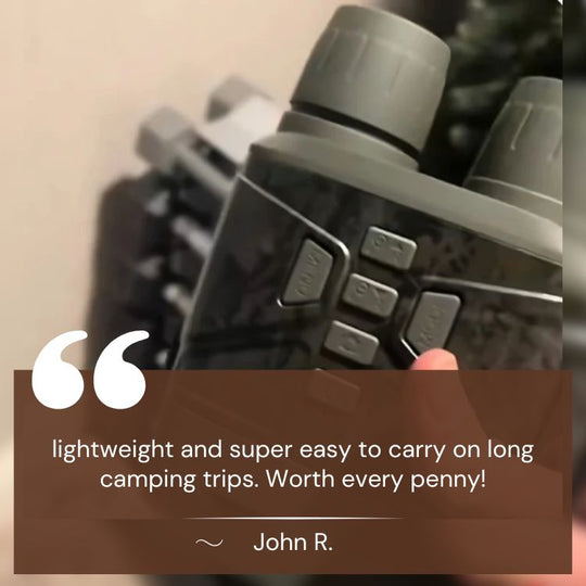 Night Vision Binoculars | 1000ft Infrared, HD Display for Hunting & Surveillance