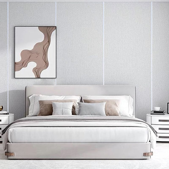 Soundproof Wall Cladding Solid Colour Peel and Stick Foam Living Room Wall Panel