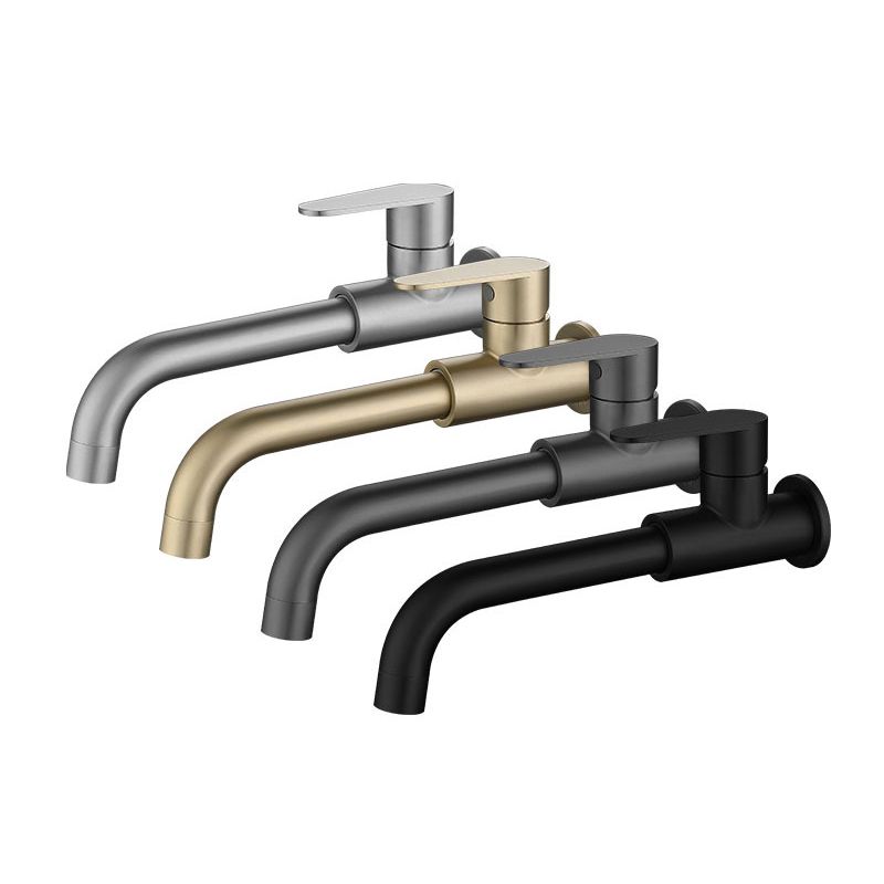 Modern Style Wall-Mounted Single Lever Mixer Tap for the Bathroom