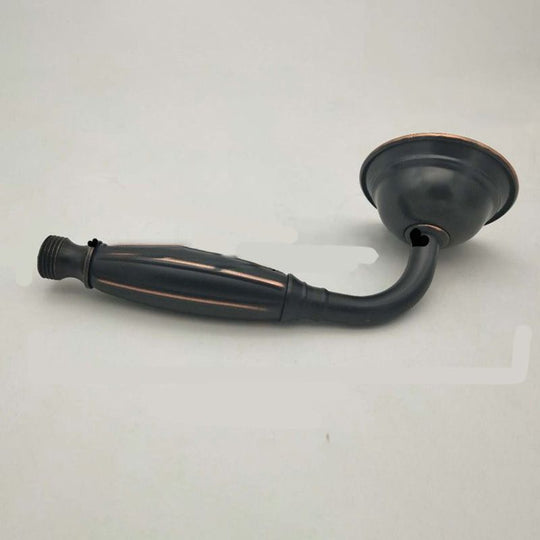 Traditional Handheld Shower Head with Hose - Polished Brass Wall Mounted Design