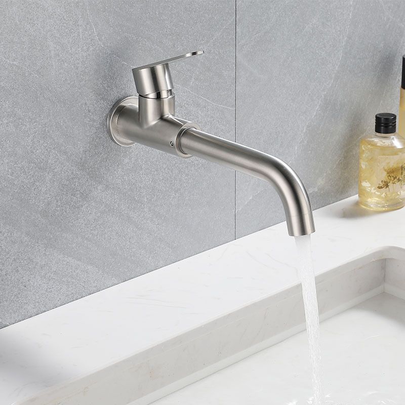 Modern Style Wall-Mounted Single Lever Mixer Tap for the Bathroom