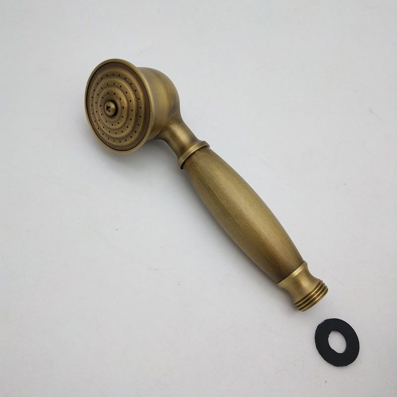 Traditional Handheld Shower Head with Hose - Polished Brass Wall Mounted Design