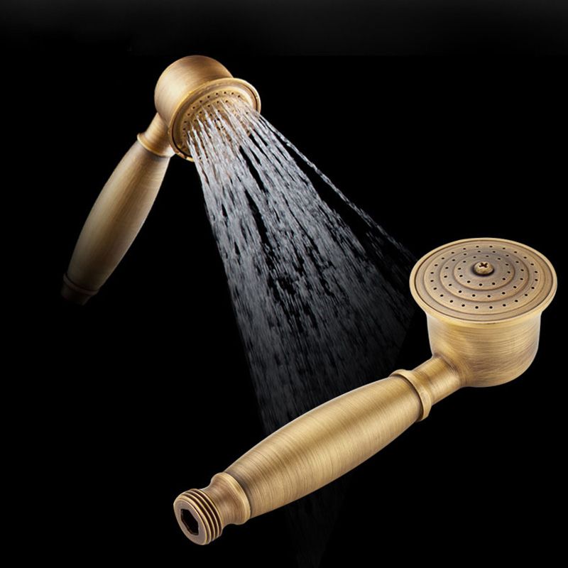 Traditional Handheld Shower Head with Hose - Polished Brass Wall Mounted Design