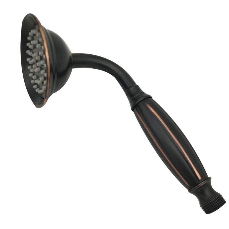 Traditional Handheld Shower Head with Hose - Polished Brass Wall Mounted Design
