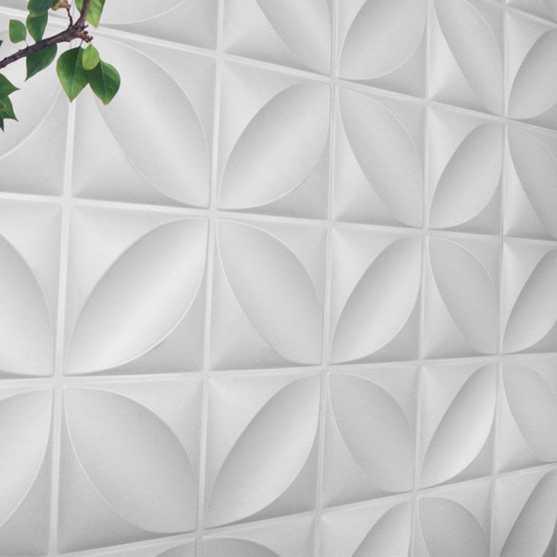 Square Interior Wall Cladding - Peel and Stick Texture Effect