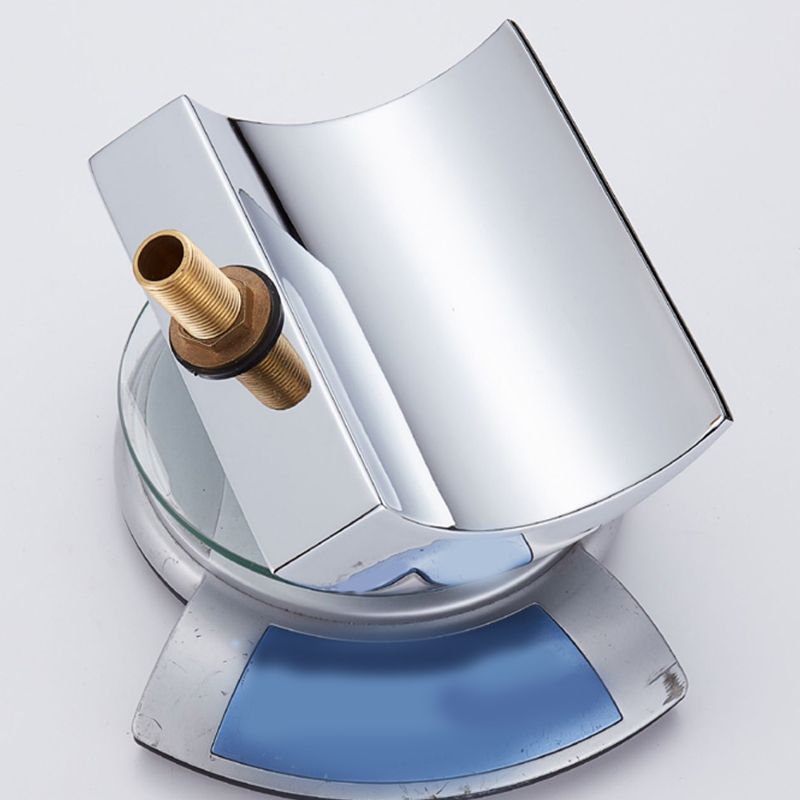 Modern Brass Roman Bathtub Faucet with Waterfall Spout
