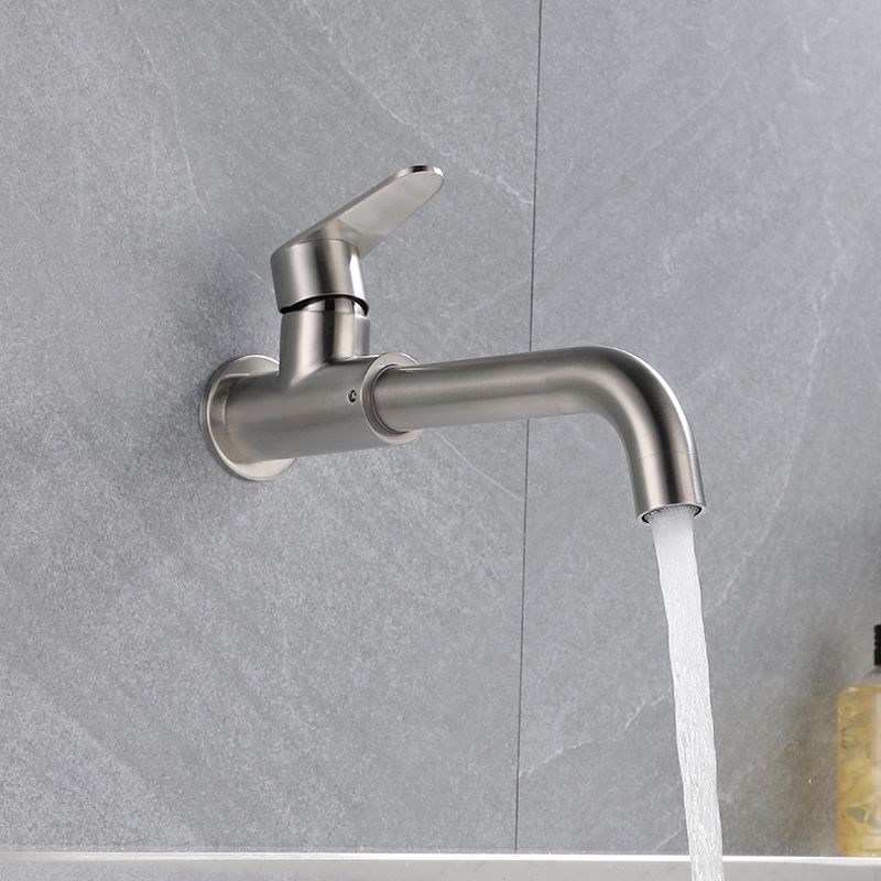Modern Style Wall-Mounted Single Lever Mixer Tap for the Bathroom