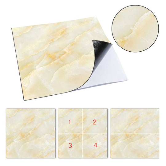 Multi-Tonal Style Peel and Stick Vinyl Plank Flooring with Porcelain Tile Look