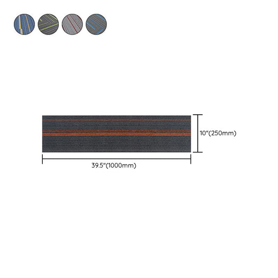 Dark Colour Level Loop Carpet Tile Non-Slip Self-Adhesive Indoor Office Carpet Tiles