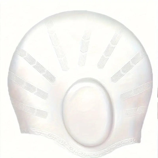 Silicone Swim Cap with Ear Protection