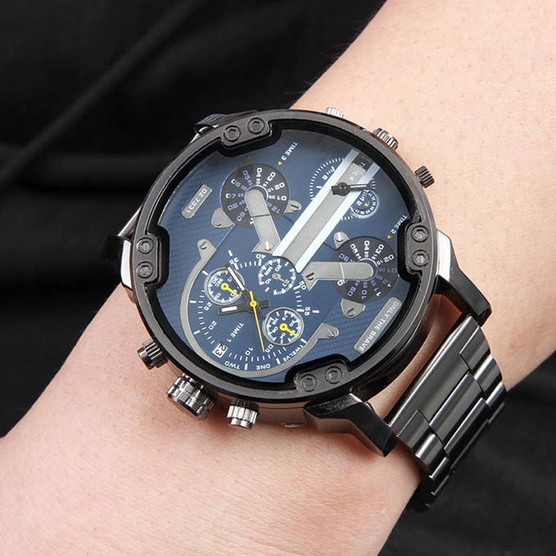 Stainless Steel Chronograph Quartz Watch