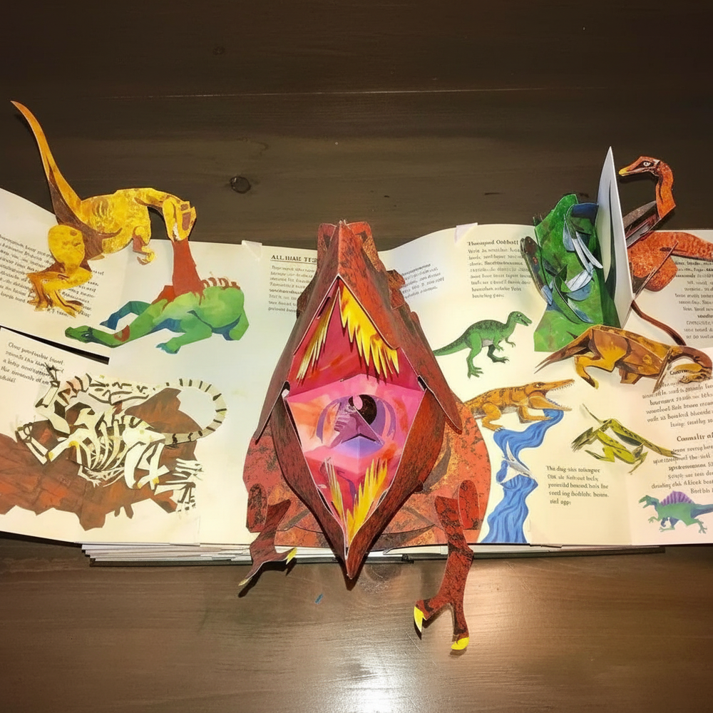 3D Pop-up Book: Dinosaurs