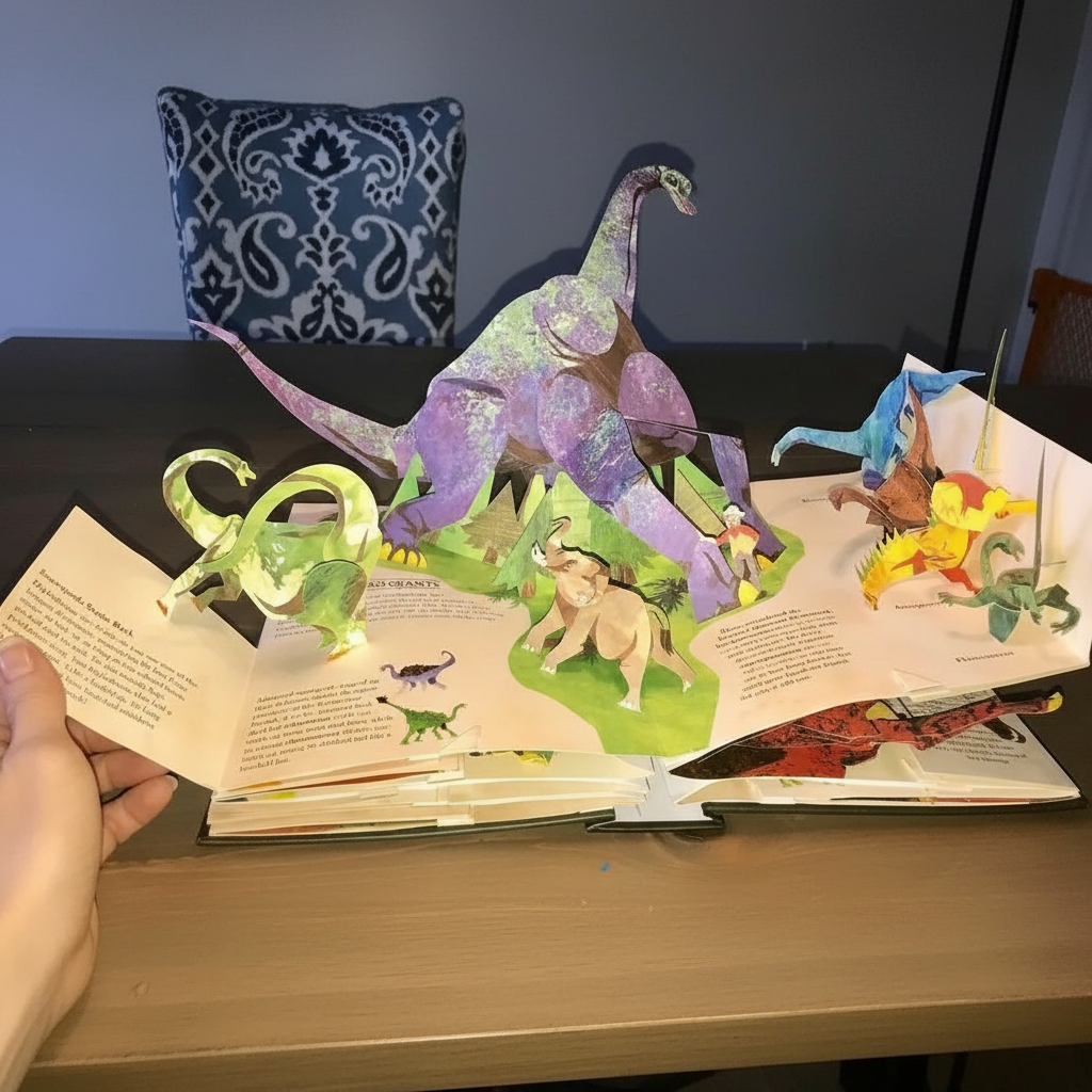 3D Pop-up Book: Dinosaurs