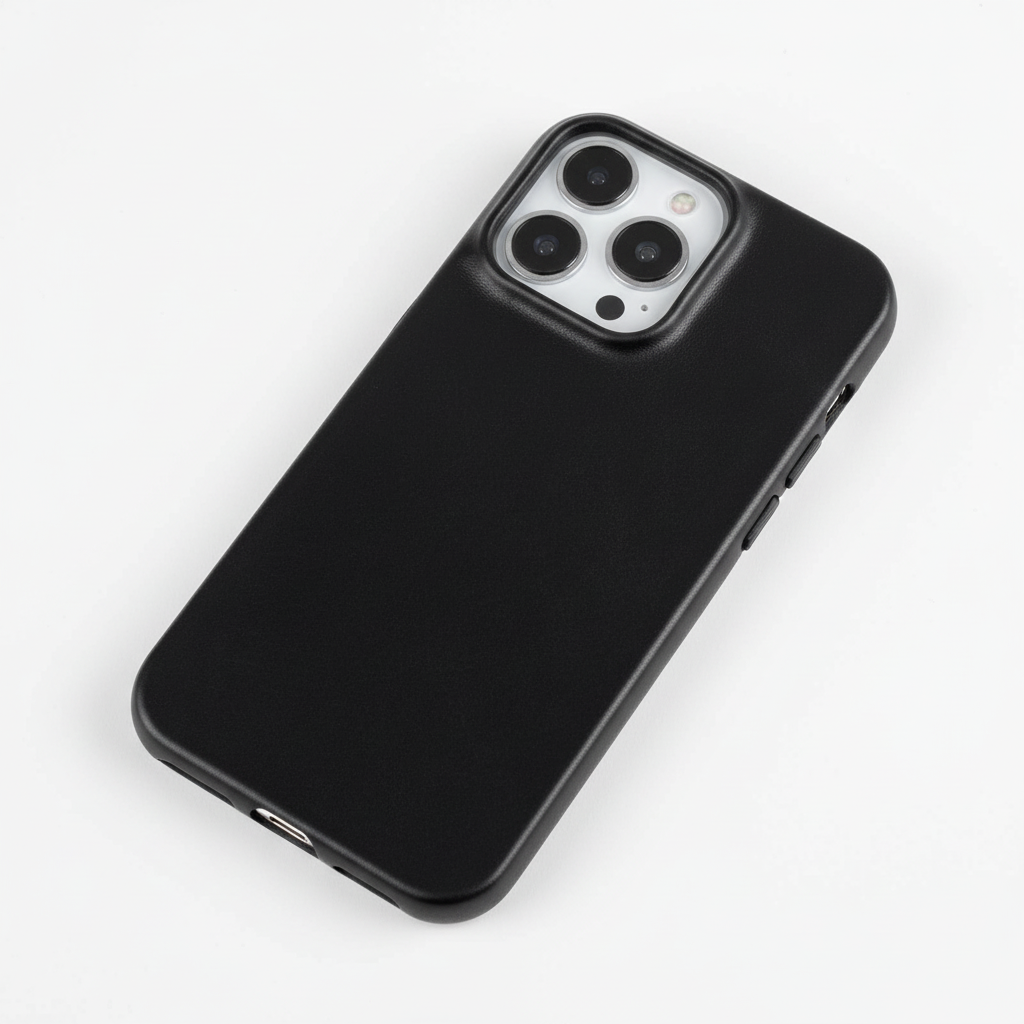 Genuine Leather Oil Wax iPhone Case