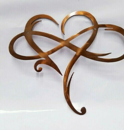 Heart Infinity - Steel Wall Decoration Metal Wall Art