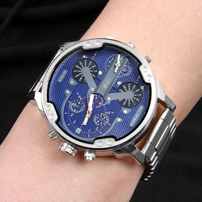 Stainless Steel Chronograph Quartz Watch