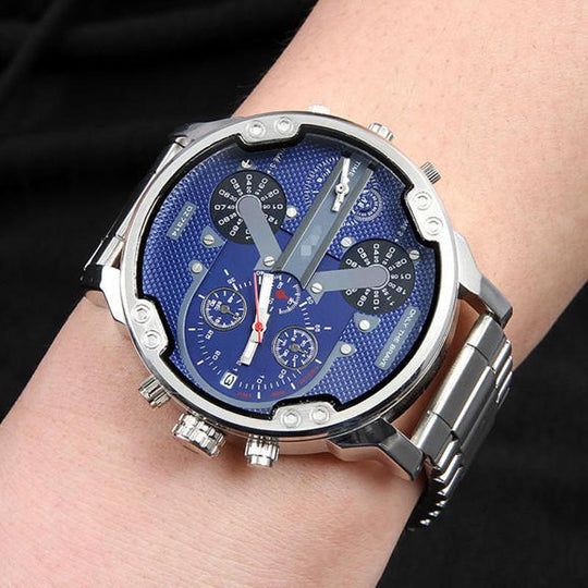 Stainless Steel Chronograph Quartz Watch