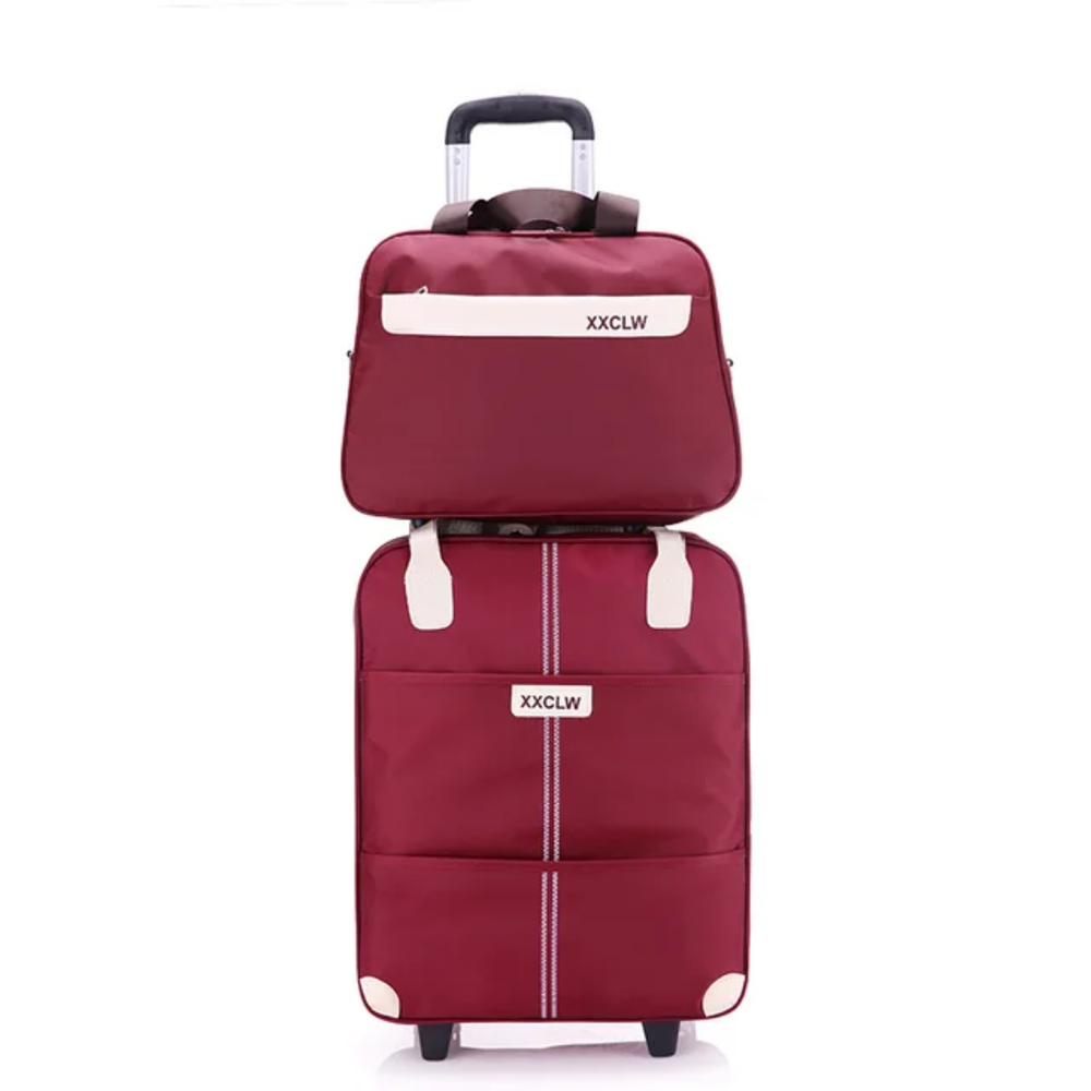 2 in 1 Travel Trolley Bags - Hand Luggage Bags