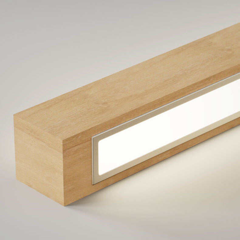 Japanese LED Wall Light | Solid Wood Design | Modern Accent Lighting